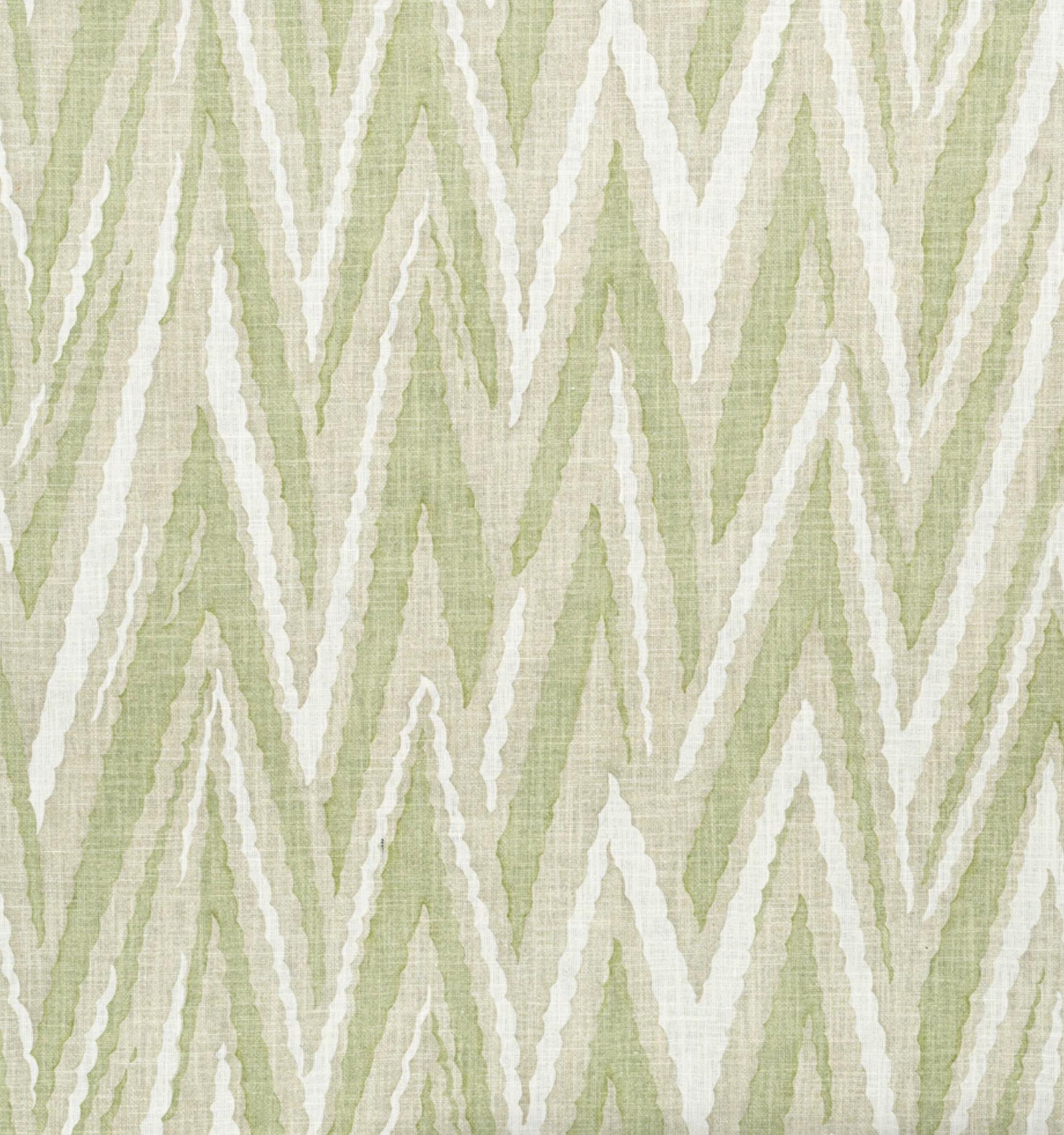 Sage Green Organic Wavy Stripe Velvet Pillow Cover - Image 3